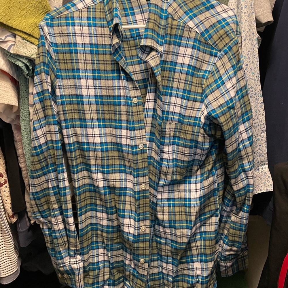 Club Room Vibrant Plaid Shirt